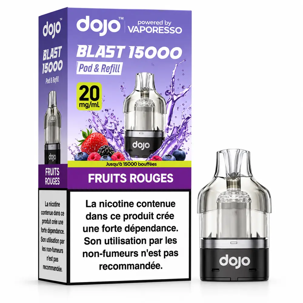 Fruits Rouges Pods — Dojo 15&nbsp;000 puffs à Dakar