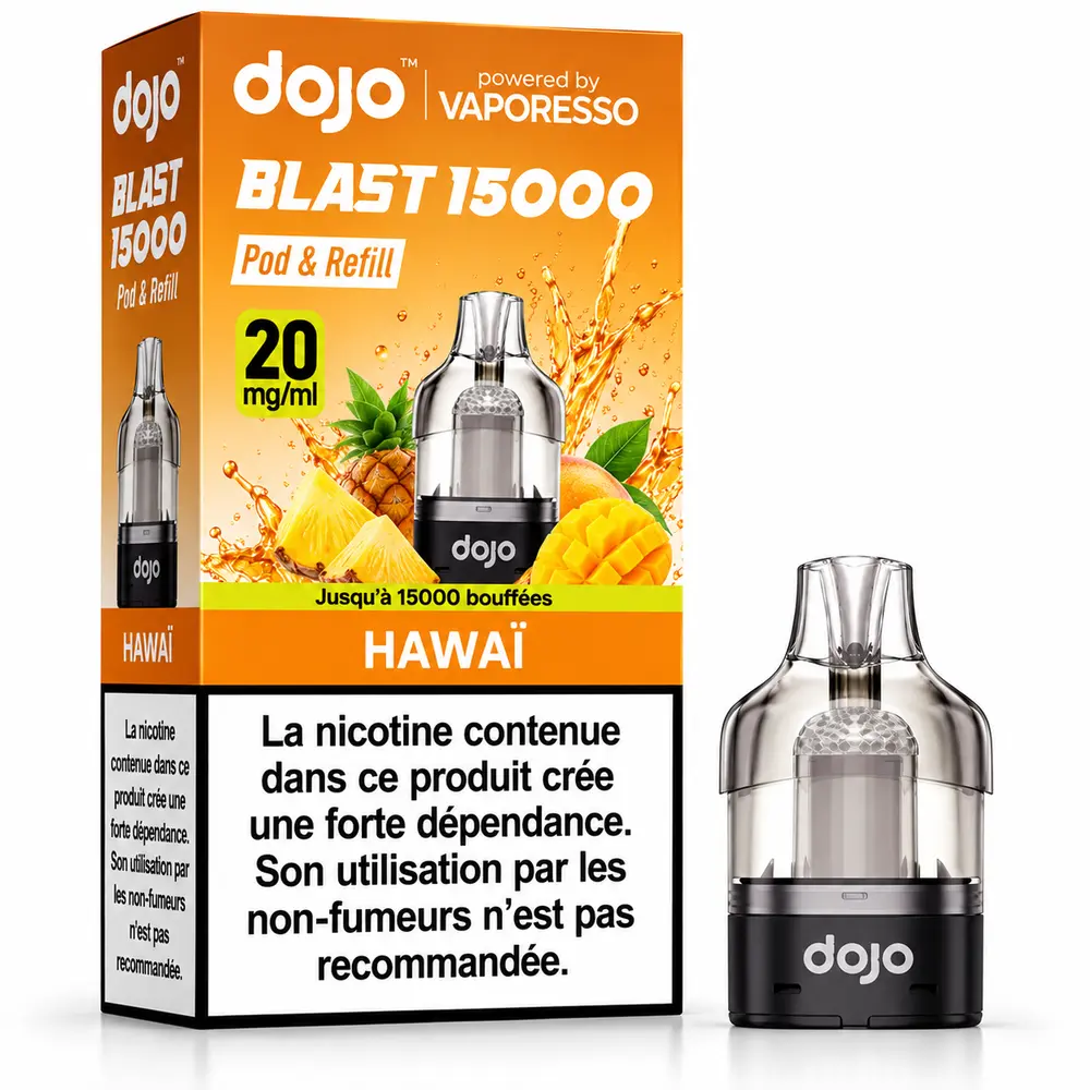 Hawaï Pods — Dojo 15&nbsp;000 puffs à Dakar