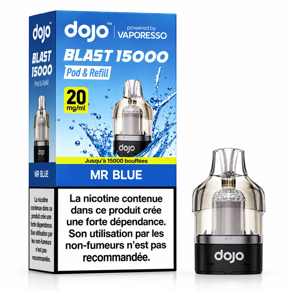 Mr Blue Pods — Dojo 15&nbsp;000 puffs à Dakar