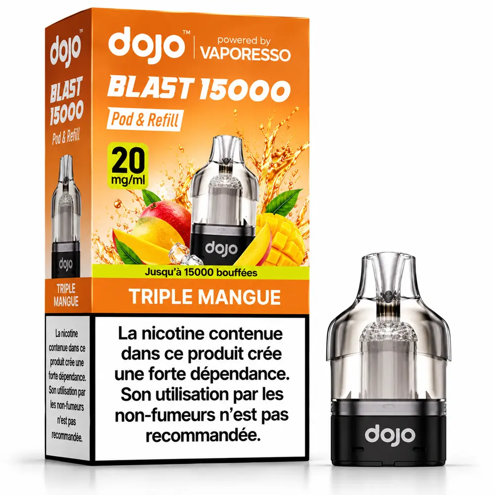 Triple Mangue Pods — Dojo 15&nbsp;000 puffs à Dakar