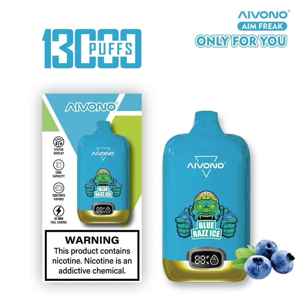 Blue Razz Ice — Aivono 13&nbsp;000 puffs à Dakar