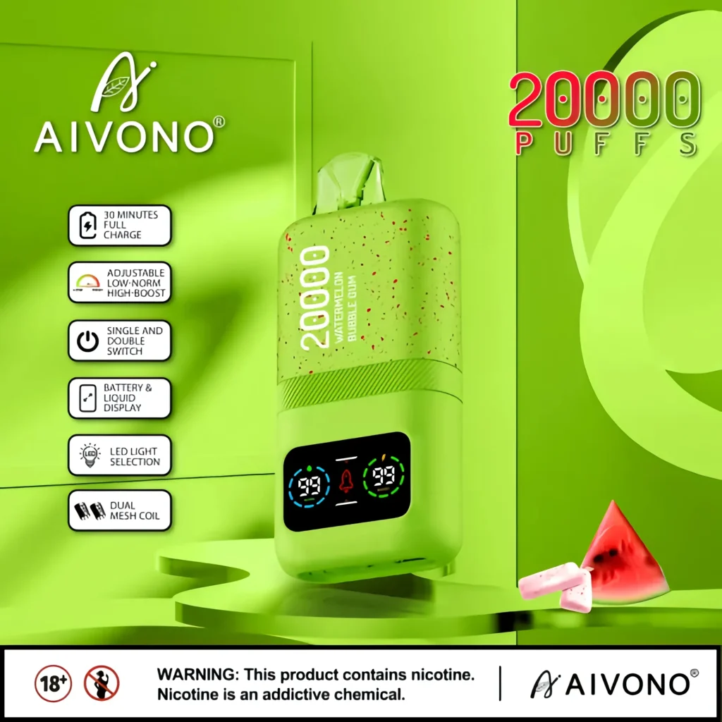 Lush Bubble Gum — Aivono 20&nbsp;000 puffs à Dakar