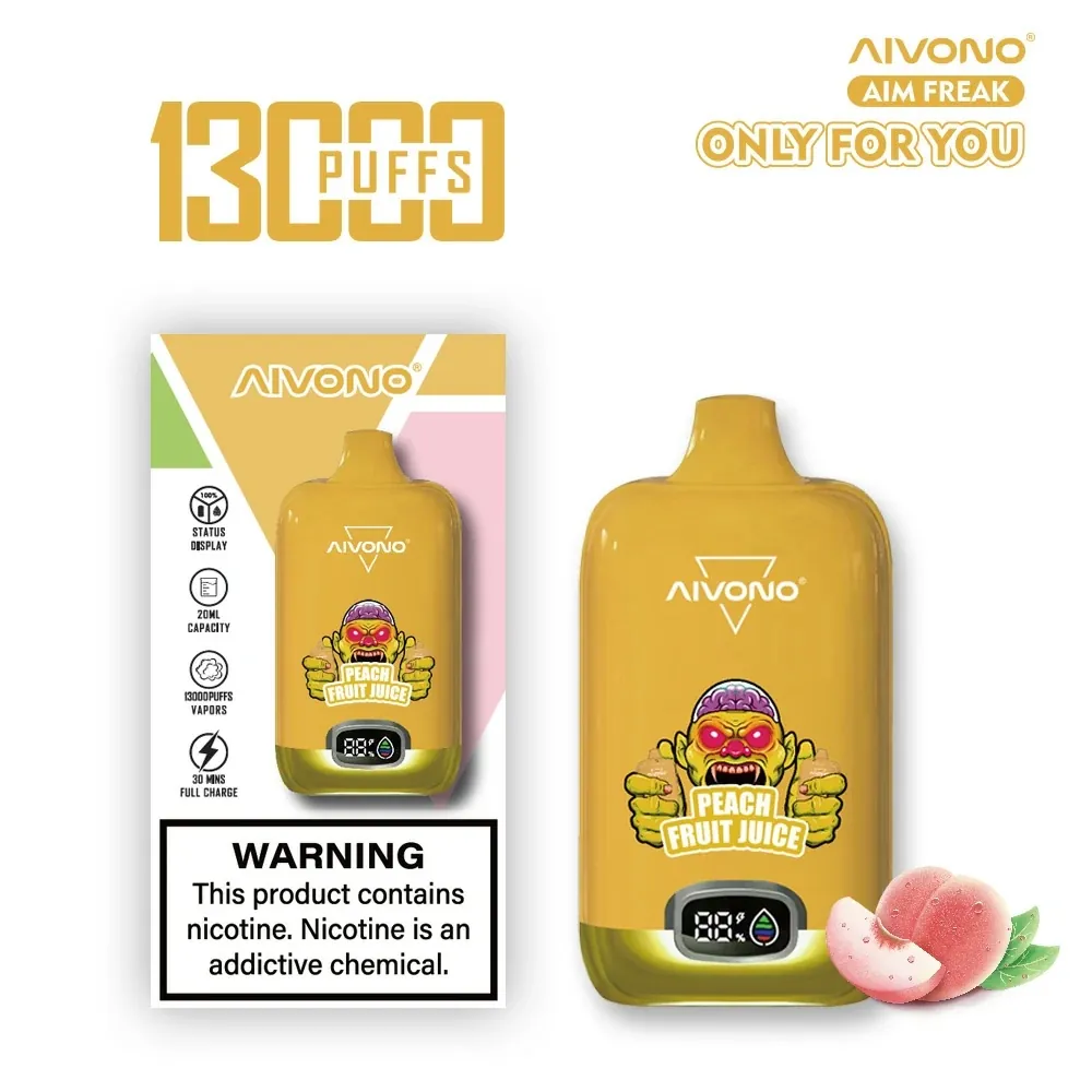Peach Fruit Juice — Aivono 13&nbsp;000 puffs à Dakar