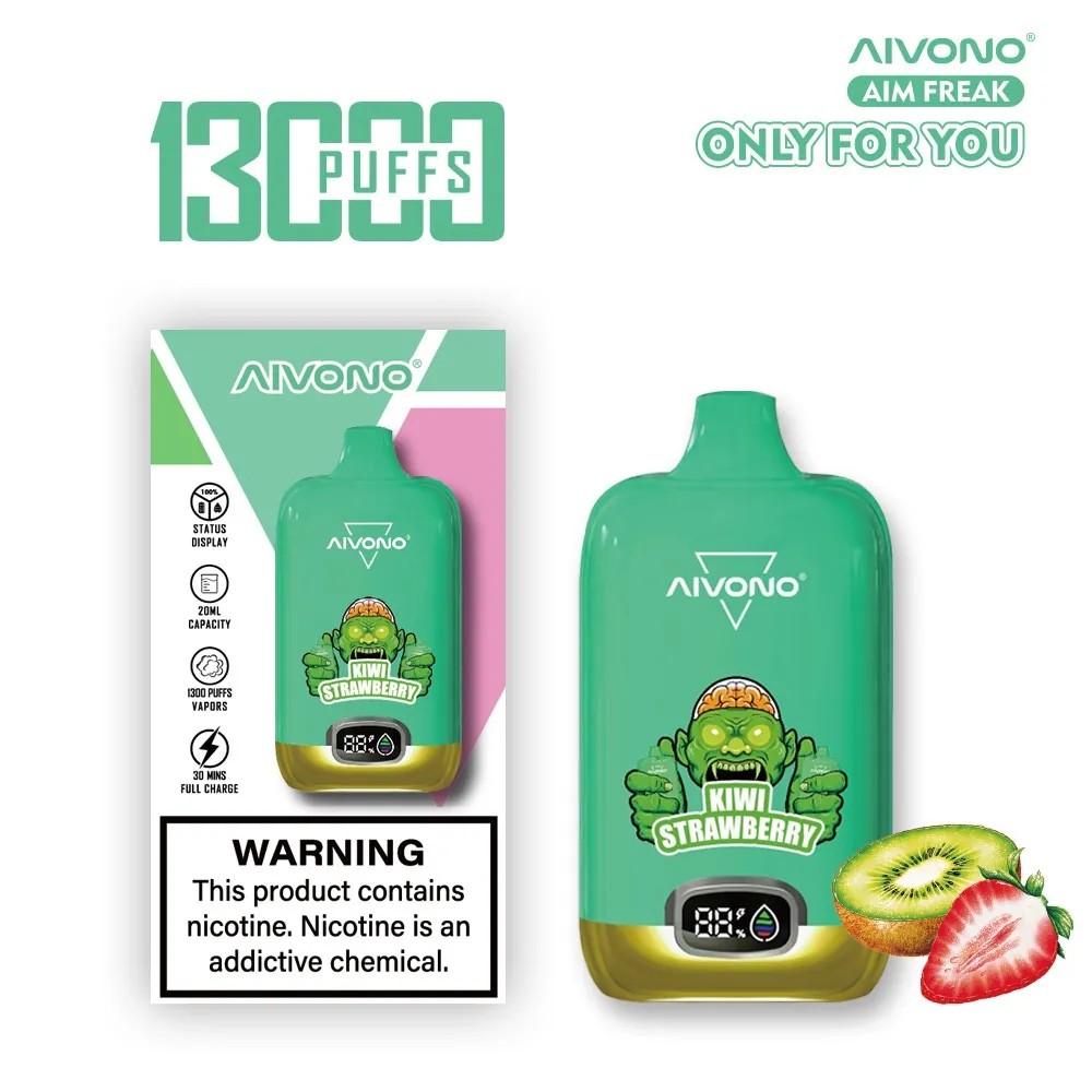 Strawberry Kiwi — Aivono 13&nbsp;000 puffs à Dakar