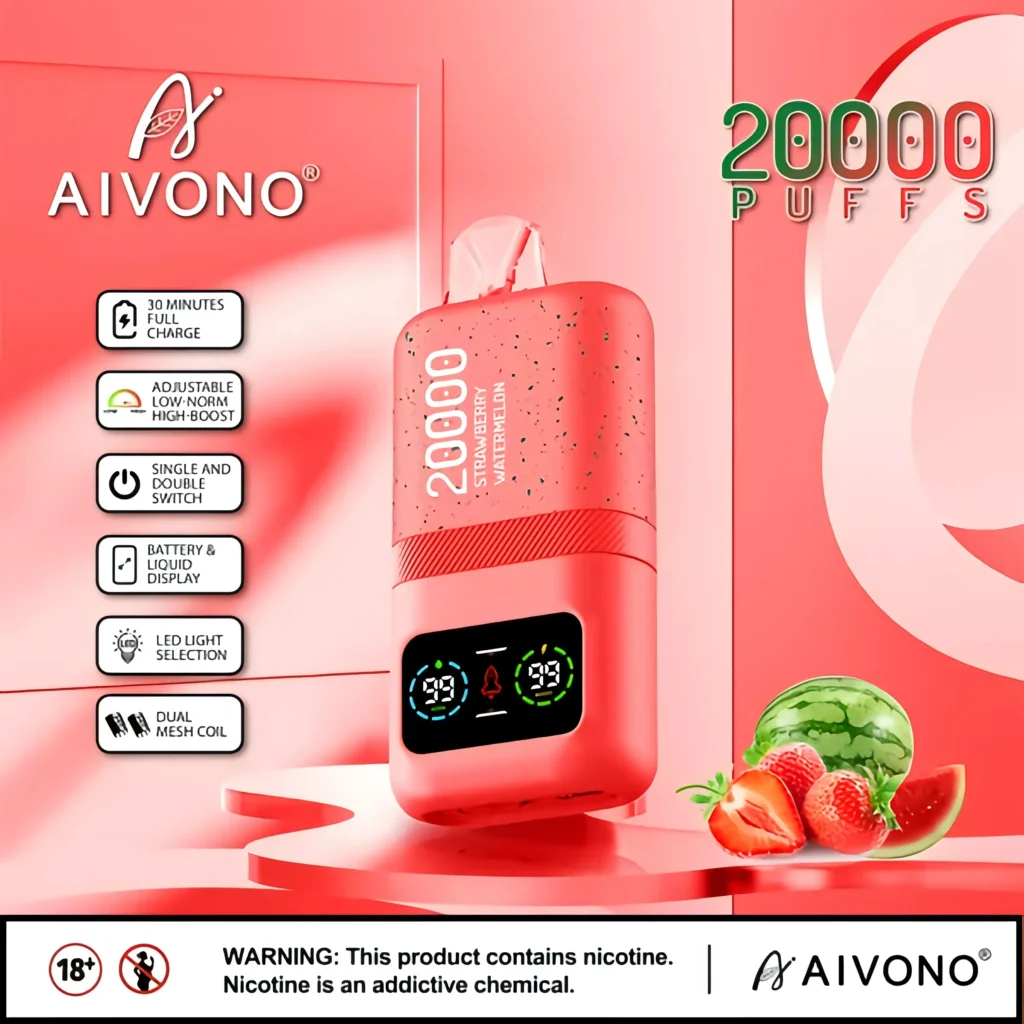 Strawberry Watermelon — Aivono 20&nbsp;000 puffs à Dakar