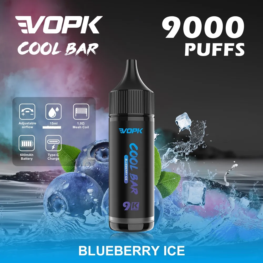 Blueberry Ice — CoolBar 9&nbsp;000 puffs à Dakar