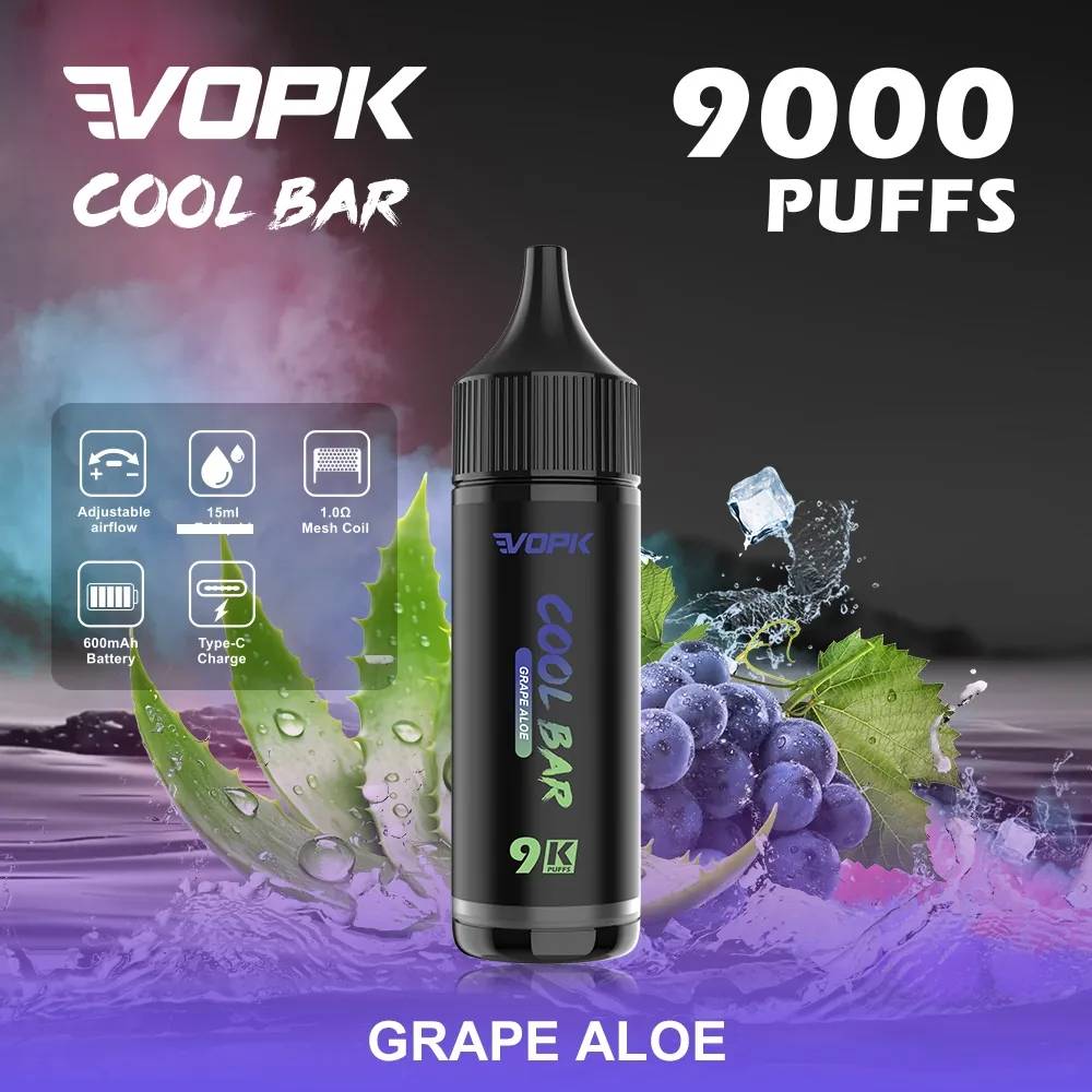 Grape Aloe — CoolBar 9&nbsp;000 puffs à Dakar