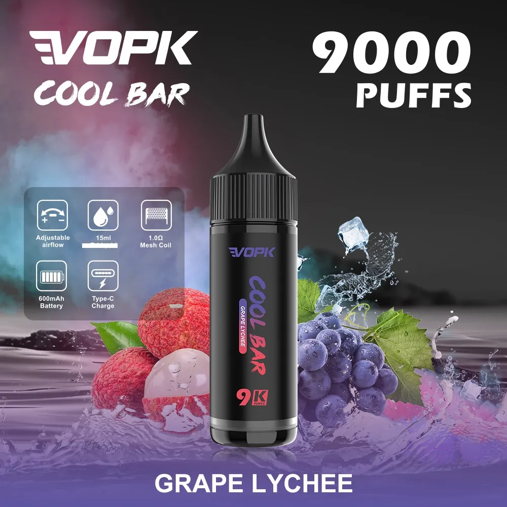 Grape Lychee — CoolBar 9&nbsp;000 puffs à Dakar