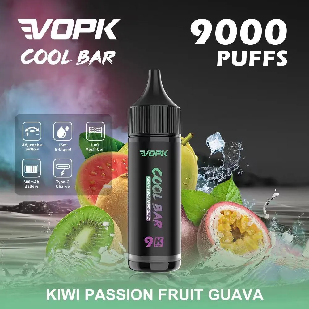 Kiwi Passion Fruit Guava — CoolBar 9&nbsp;000 puffs à Dakar