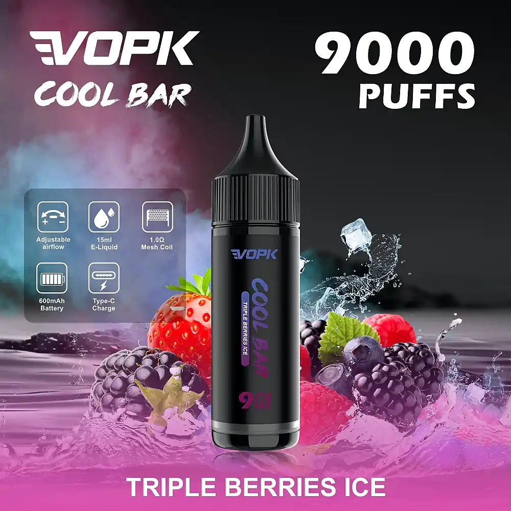 Triple Berries Ice — CoolBar 9&nbsp;000 puffs à Dakar