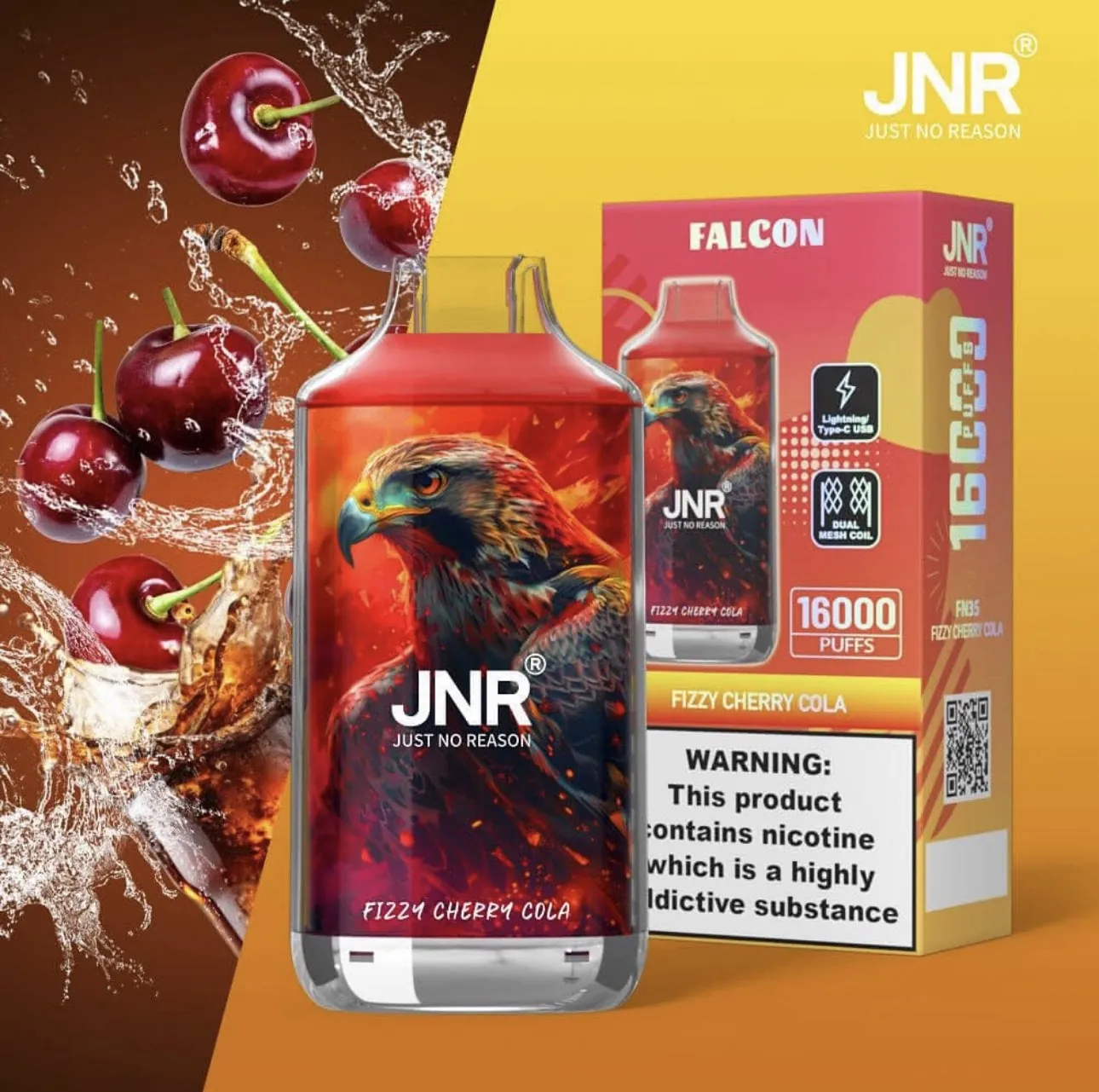 Fizzy Cherry Cola — JNR 16&nbsp;000 puffs à Dakar