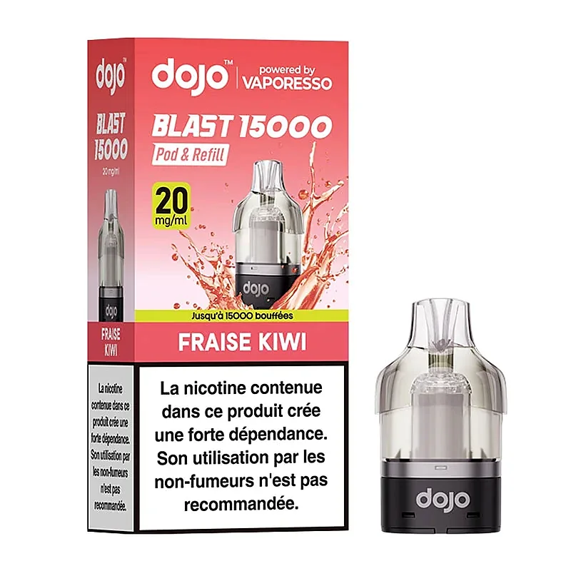 Fraise Kiwi Pods — Dojo 15&nbsp;000 puffs à Dakar